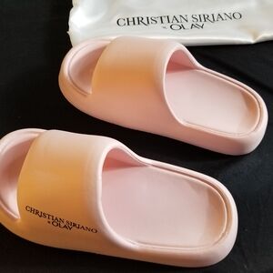 Christian Siriano x Olay slides